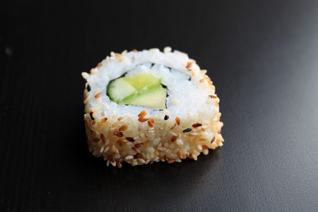 Sushi Inside-Out Rolls
