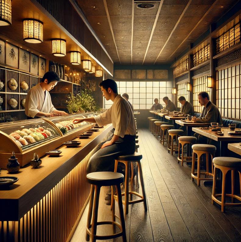 Sushi in Restaurants