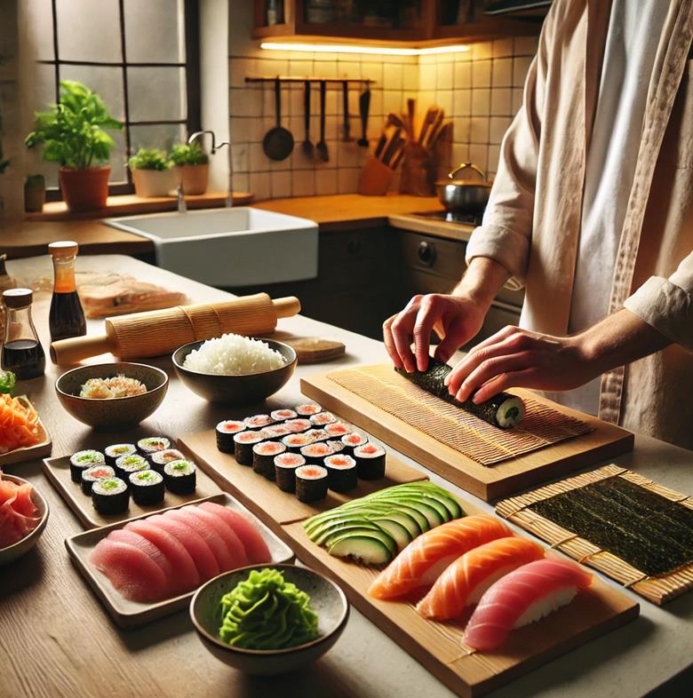 Sushi zu Hause zubereiten