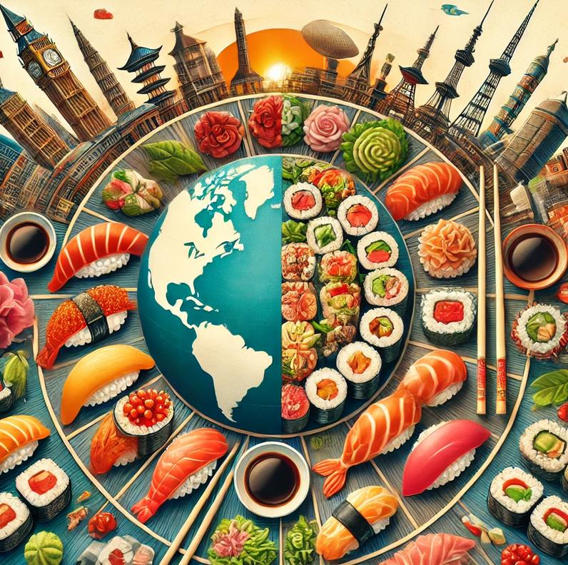 Unterschiede und Gemeinsamkeiten im globalen Sushi Trend