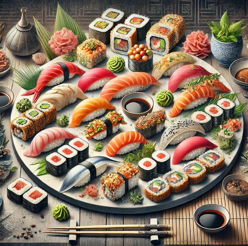 Verschiedene Sushi Arten und ihre Zubereitung