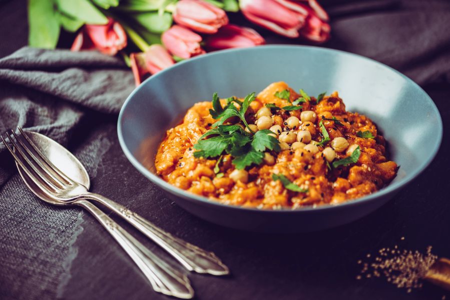 Chana Alu Masala – indisches Kichererbsen-Curry.