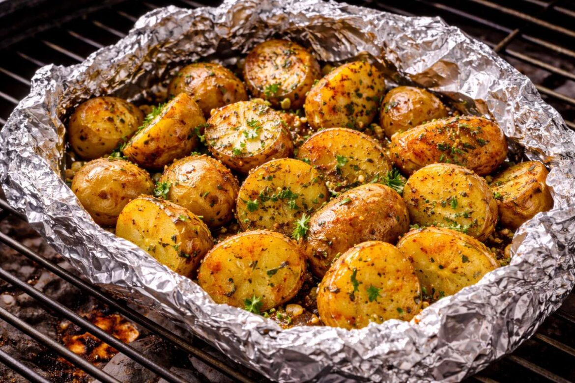 Kartoffel In Alufolie Grill